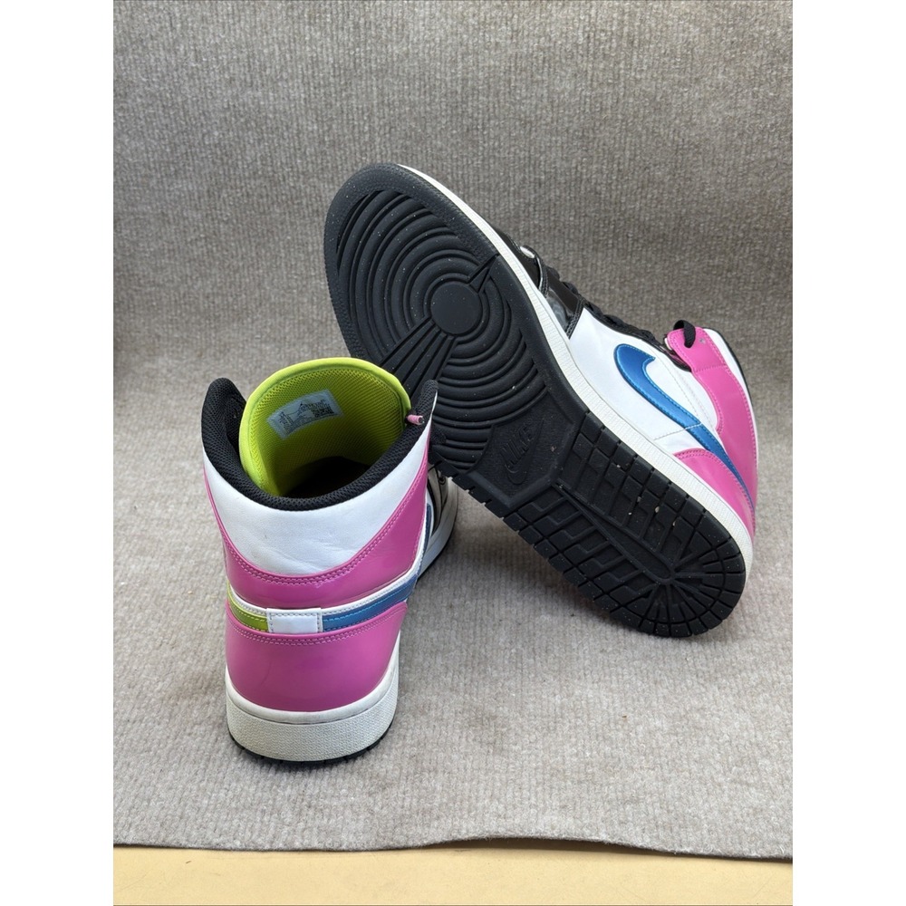 Nike Air Jordan 1 Mid SE Men's Size 12 US Cyber Pink CZ9834-100 Athletic Shoes - Picture 14 of 15